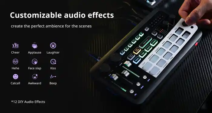 Ulanzi AX01 All-in-one Audio Mixer with Individual Control